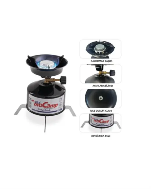 Dayanıklı Paslanmaz ve Yüksek Isı Dayanımlı Kamp Ocağı – Uzun Süreli Kullanım İçin