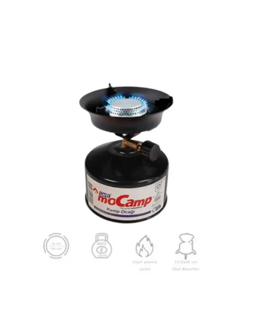 Dayanıklı Paslanmaz ve Yüksek Isı Dayanımlı Kamp Ocağı – Uzun Süreli Kullanım İçin