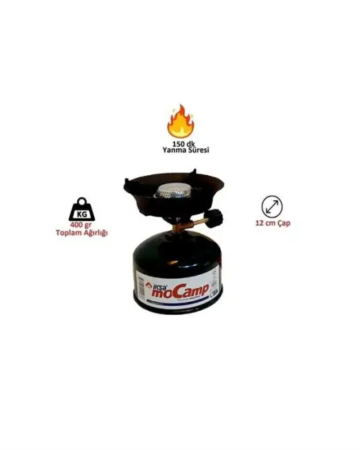 Dayanıklı Paslanmaz ve Yüksek Isı Dayanımlı Kamp Ocağı – Uzun Süreli Kullanım İçin