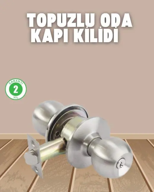 İç ve Dış Mekan Uyumlu Giriş Tipi Topuzlu Kilit
