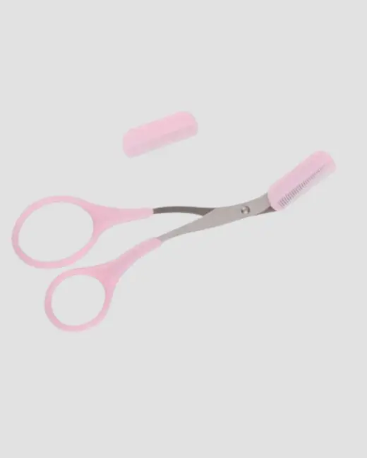 Tarak ve Fırça Başlıklı Kaş Şekillendirme Makası