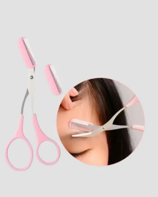 Taşınabilir Kaş ve Kirpik Düzenleme Makası – Ergonomik Tasarım