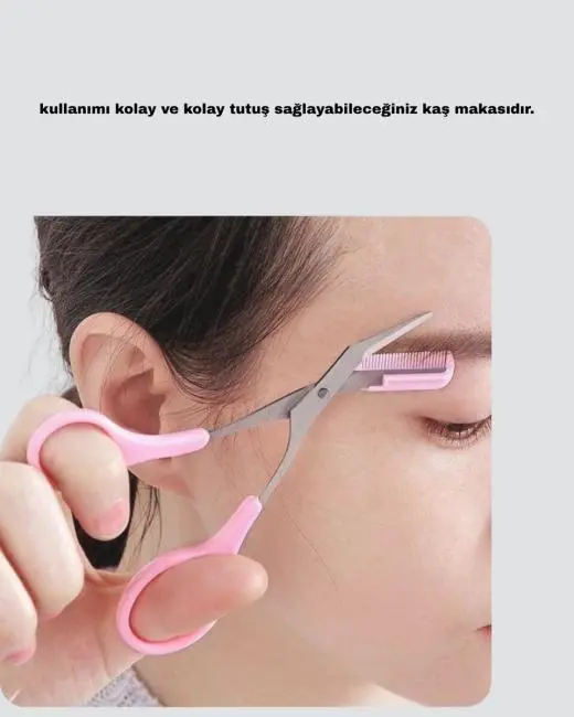 Kaş Düzeltme Makası Taraklı – Profesyonel ve Pratik Kaş Bakımı