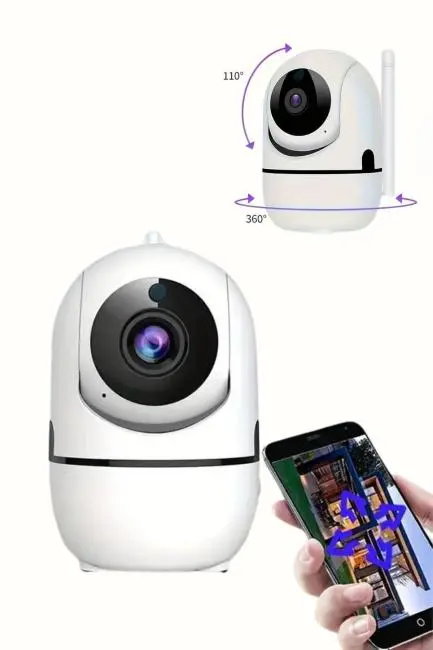 Mini IP Kamera Hareketli Güvenlik Kamerası Kablosuz Wifi Kamera Mikrofonlu