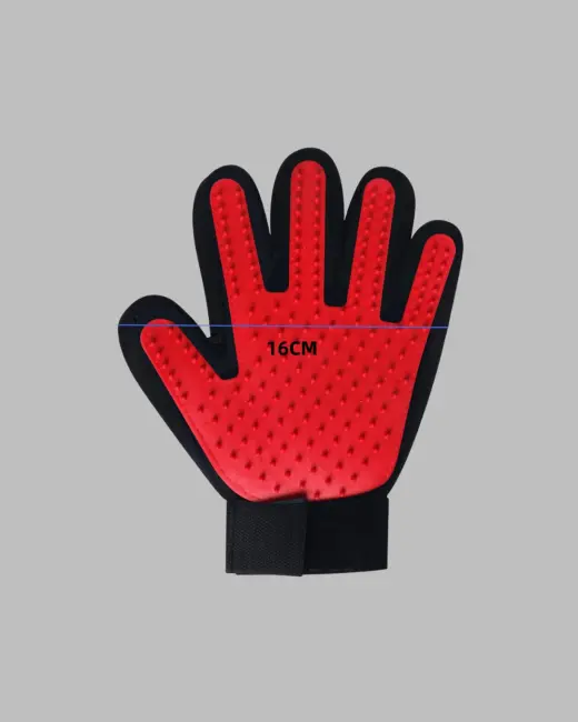 Evcil Hayvanlar İçin Tüy Dökülme Önleyici Eldiven – Masaj ve Temizlik İçin Yumuşak Silikon Uçlu