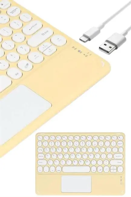 Touchpad Uyumlu Bluetooth Klavye Slim Kablosuz Wifi Q Klavye