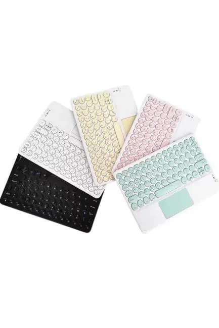 Touchpad Uyumlu Bluetooth Klavye Slim Kablosuz Wifi Q Klavye