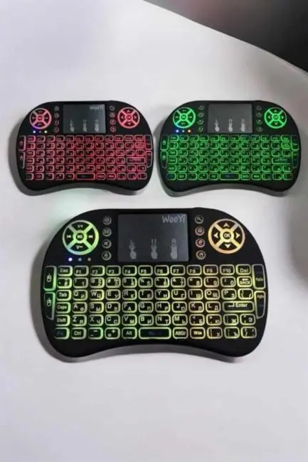 USB Bağlantılı Mini Q Klavye Işıklı Tüm Cihazlara Uyumlu