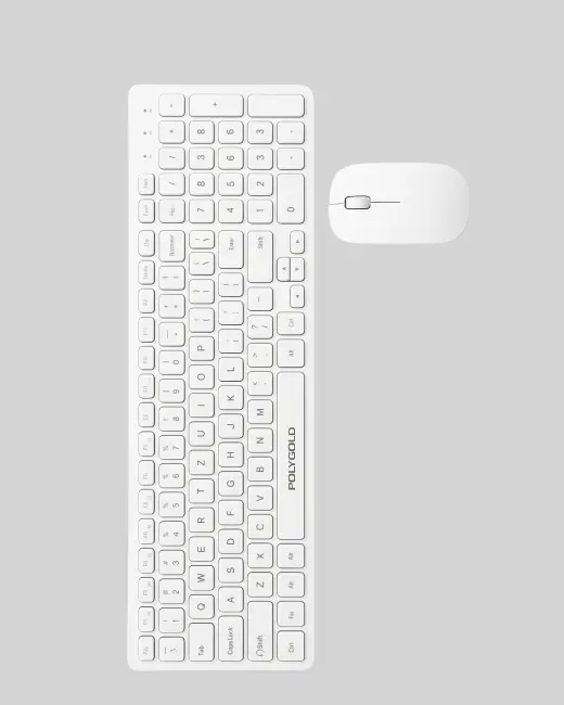 USB Alıcılı Kablosuz Klavye Mouse - Geniş Uyumluluk Sessiz Tuşlar