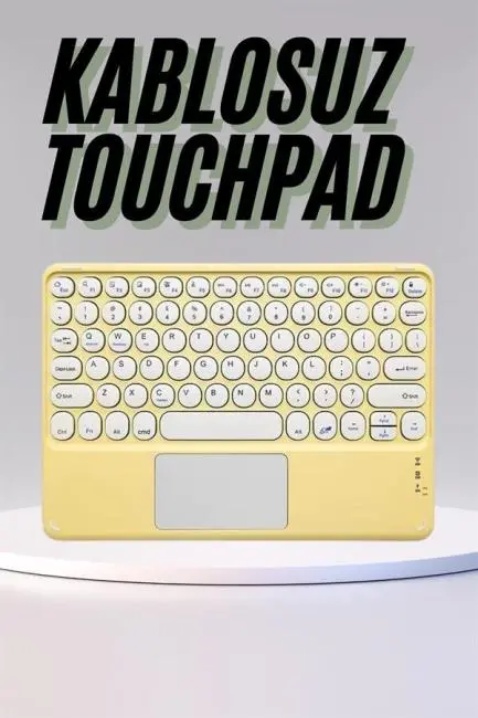 Profesyonel Wifi Q Klavye Bluetooth Klavye Touchpad 10.8 Inç