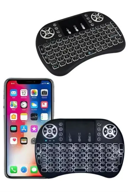 Mini Klavye Gaming Pc Playstation Ledli Mouse Rgb Mouse Bluetooth Usb