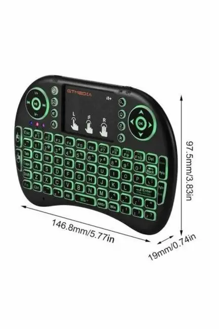 Mini Klavye Gaming Pc Playstation Ledli Mouse Rgb Mouse Bluetooth Usb