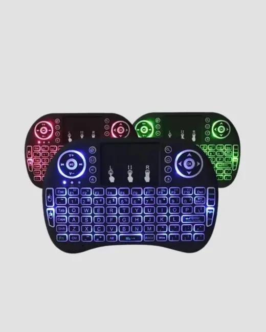 Işıklı Q Klavye – Entegre Touchpad Ergonomik Tasarım ve Türkçe Karakter Desteği