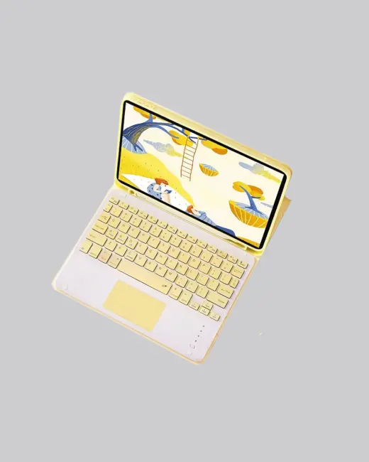 Bluetooth Klavye – Kablosuz Sessiz Tuşlu Android iOS Windows Uyumlu Kompakt Taşınabilir Tasarım