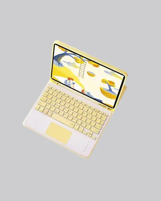 Bluetooth Kablosuz Klavye – İnce Slim Model Tablet ve Akıllı TV Uyumlu Sessiz Tuşlu Taşınabilir Klavye