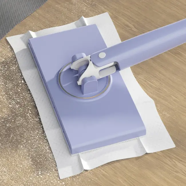 Ally Yüzey Temizlik Havlusu Kullan At Temizlik Bezi için Küçük Otomatik Mini Mop - 4Adet Bez Hediye-(5775)