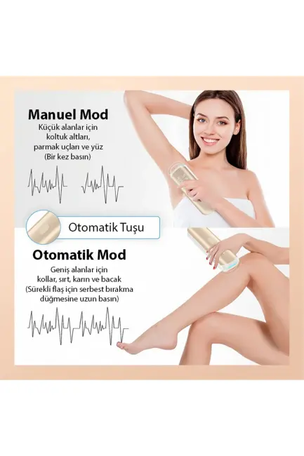 EZERE IPL Buz Lazer Epilasyon 999.999 Atim Otomatik/manuel Dokunmatik Ekran Agrisiz Vücut Yüz Cihazi-(5775)