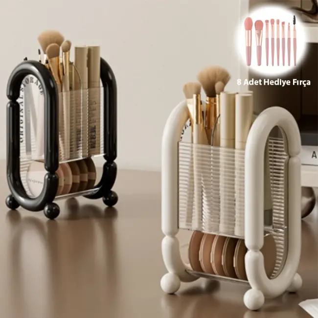 EZERE Şık Tasarım Kozmetik Eşya Makyaj Fırçası Düzenleme Kutusu Organizer-(5775)