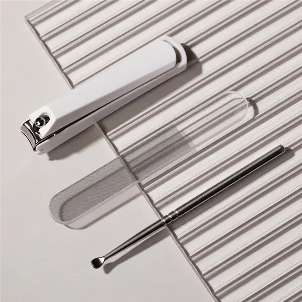 EZERE 3in1 Taşınabilir Tırnak Makası + Törpü + Kulak Kaşığı Bakım Seti-(5775)