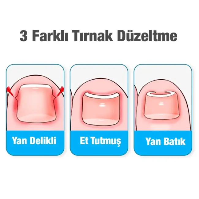 Ezere 24 Parça Profesyonel Tırnak Bakım ve Onarım Manikür Pedikür Seti-(5775)