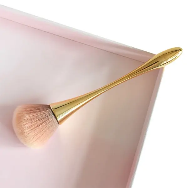 EZERE Altın Makyaj Fırçası Pudra Fırçası Fondöten Fırçası Allık Fırçası-(5775)