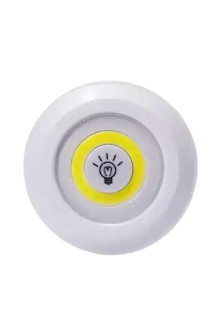 Led Lamba 3'lü Uzaktan Kumandalı Yapışkanlı