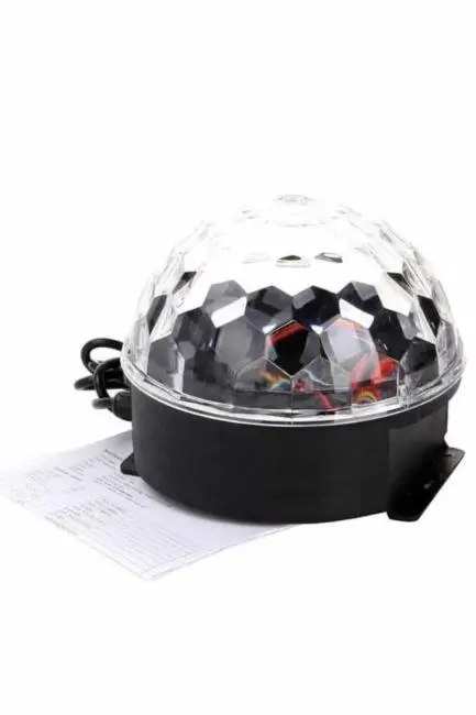 Disko Topu Renkli Işıklı Lazer Parti Bluetooth Bağlantılı Led Küre