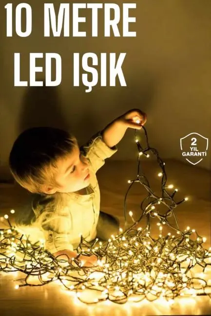Gün Işığı 10 Metre Led Işık Şerit Led Süsleme Parti Malzemesi