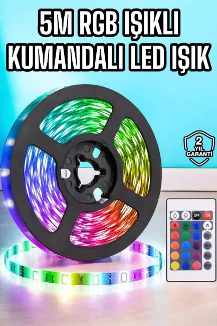 5M RGB Işıklı Her Ortama Uygun Led Işık