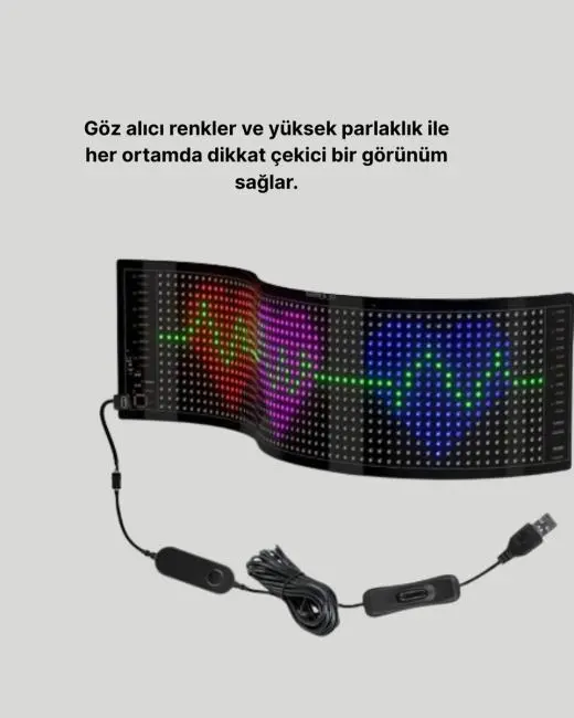 Şık ve Fonksiyonel RGB LED Panel Canlı Renk Yansımalı Işık Sistemi