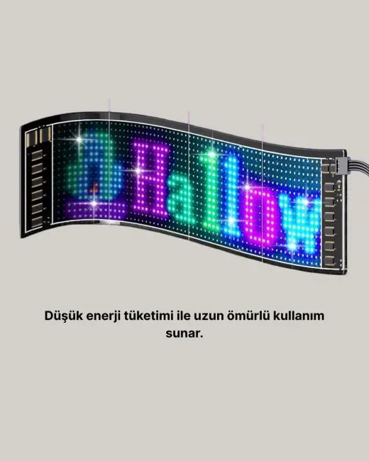 Şık ve Fonksiyonel RGB LED Panel Canlı Renk Yansımalı Işık Sistemi