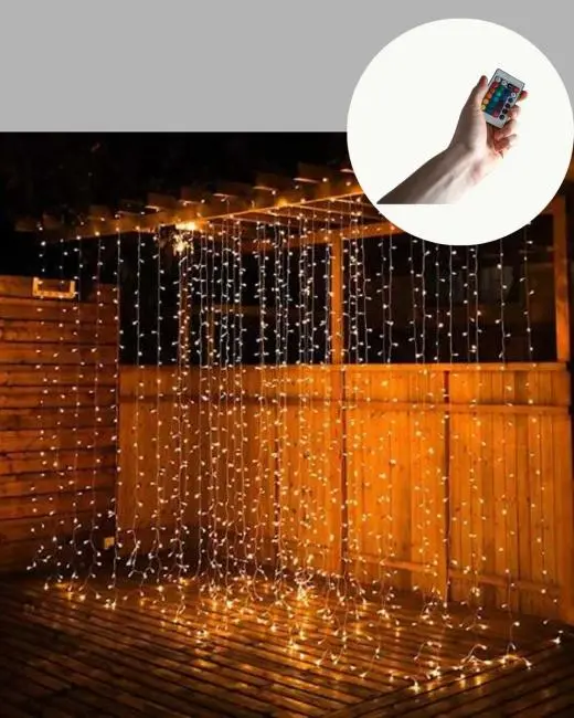 İç ve Dış Mekan Perde LED – Bahçe Balkon ve Veranda İçin