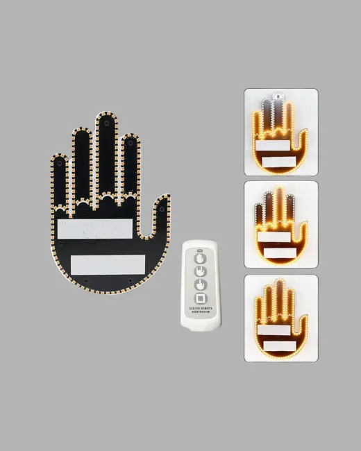 Kompakt Tasarımlı LED Jest Işığı – Selam ve Teşekkür Modları