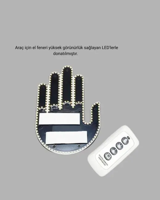 Uzaktan Kumandalı LED Jest Işığı – 3 Farklı Hareket Modu