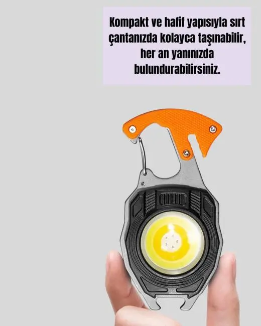 Çok Modlu LED Işıklı Pratik Anahtarlık