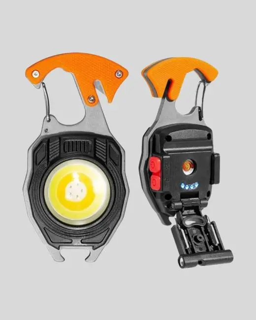 LED Işıklı Acil Durum Düdüklü Anahtarlık Fener