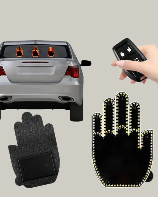 Suya Dayanıklı LED El Park Uyarı Cihazı Uzaktan Kumandalı 2025