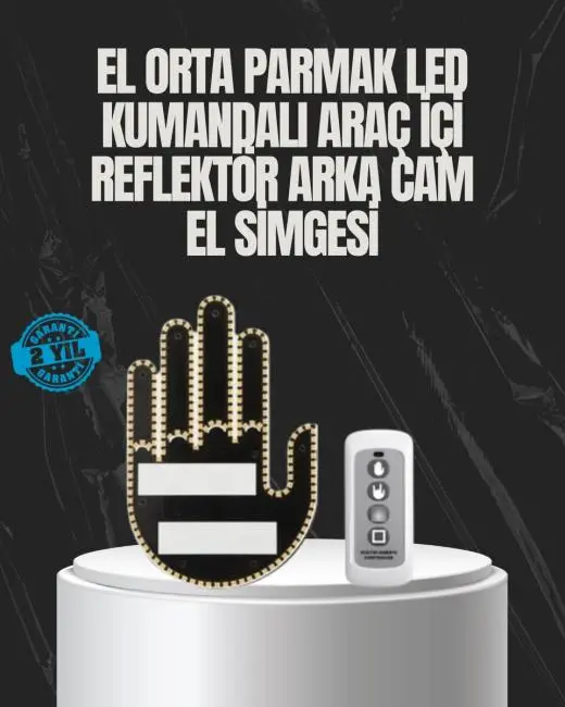 Uzaktan Kumandalı LED El Park Uyarı Cihazı 2025 Model A Kalite