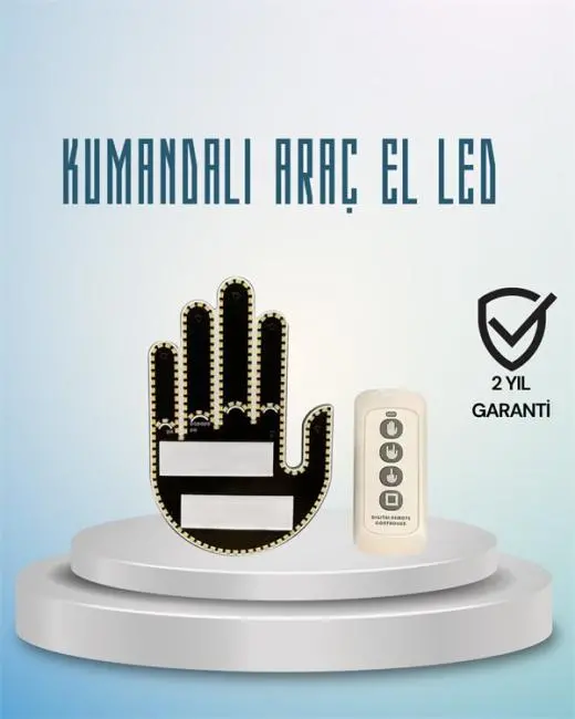 Aracınız İçin Eğlenceli ve Güvenli İletişim: LED Jest Lambası Uzaktan Kumandalı Kolay Montaj