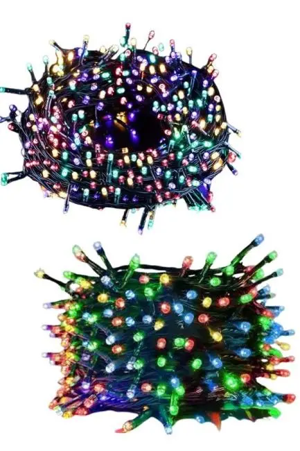 Ledli Fişli Led Dekor Lambası 5M RGB Yılbaşı Ağacı Işığı