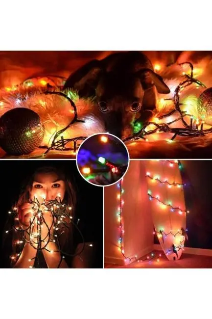 5 Metre Ampul LED Işık Renkli RGB Çok Renkli Led Aydınlatma