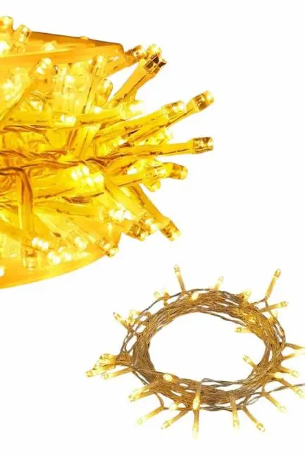 Dekoratif Peri Led 100 Ledli Gün Işığı Pilli 10 Metre Gün Işığı