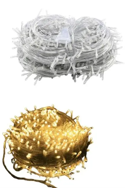 Dış Mekan Led Aydınlatma 10 Metre Gün Işığı Led Işık Pilli