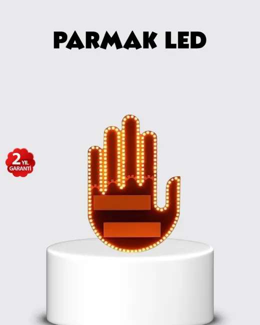 El Hareketiyle Kontrol Edilen 176 LED Amber Güvenlik Lambası