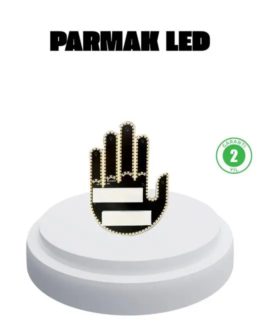 176 LED Amber Renkli El Hareketiyle Kontrol Edilen Motosiklet Dönüş Sinyali