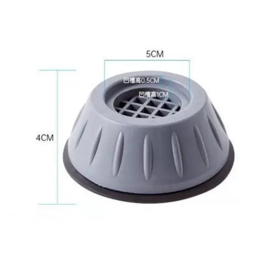 Premium 4&amp;#39;lü Titreşim Önleyici Kauçuk Ayak Seti - Ultra Sessiz Ve Sarsıntısız Yıkama Teknolojisi