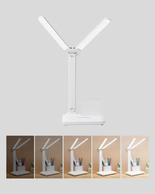 LED Işıklı Masa Lambası – Göz Yormayan Kısılabilir ve Esnek Başlıklı