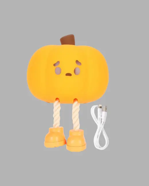 Şarjlı Pumpkin LED Masa Lambası Zamanlayıcılı Dokunmatik