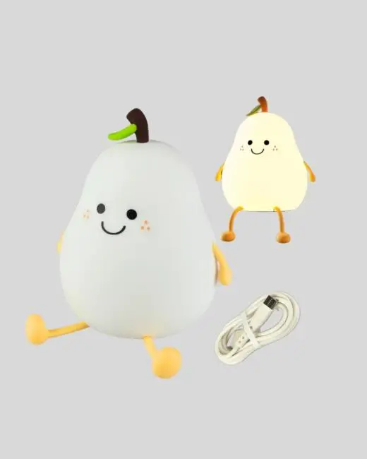 Şarjlı Armut Masa Lambası Renk Değiştiren LED Gece Işığı