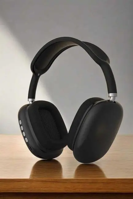 P9 Air Max Kablosuz 5.0 Mikrofonlu Bluetooth Kulaklık Beyaz Yüksek Ses Kaliteli